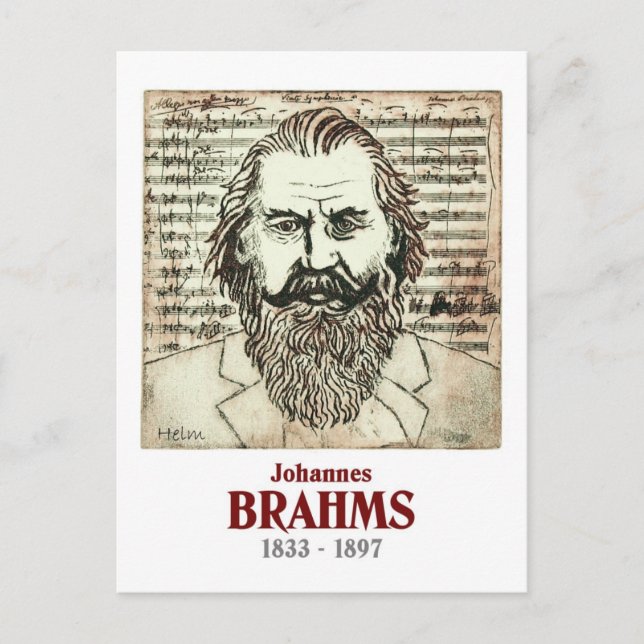 Brahms Vykort (Framsida)