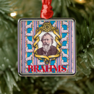 Brahms's Lullaby Julgransprydnad Metall