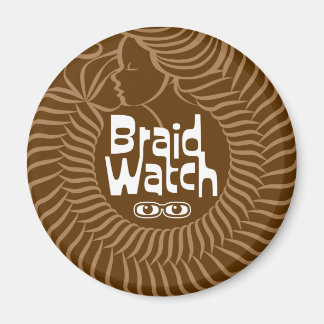 Braid Watch Fridge Magnet