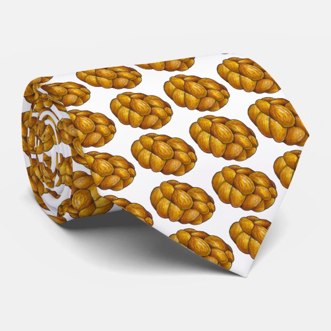 Braided Challah Bread Loaf Jewish Food Helgdagars Slips (Rullad)