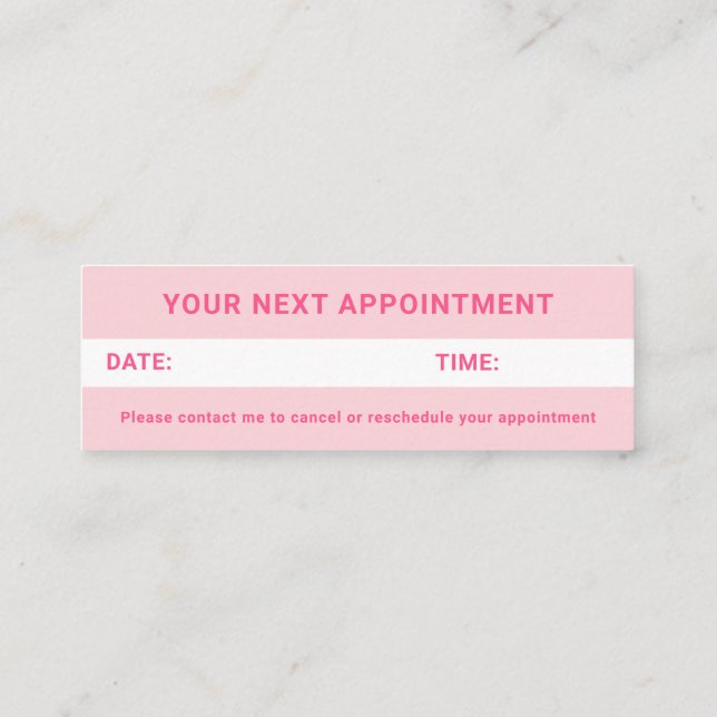 Braiding Braider Groovy Retro Möte Mini Visitkort (Baksida)