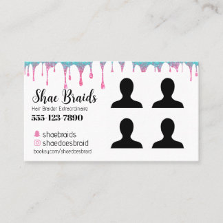 Braiding Photo Affärskort Visitkort