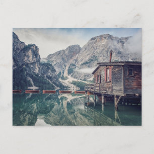 Braies sjö vykort