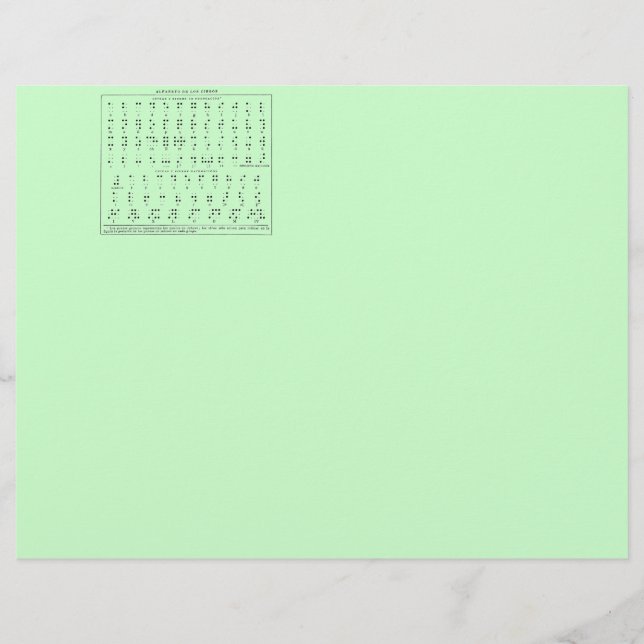 Braille Alphabet Brev Head (Framsida)
