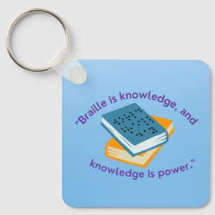 Braille Nyckelring
