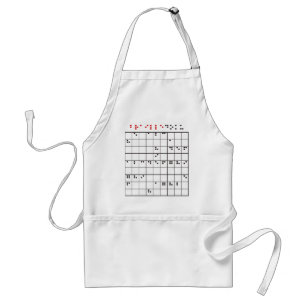 brailledoku förkläde