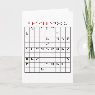 brailledoku kort