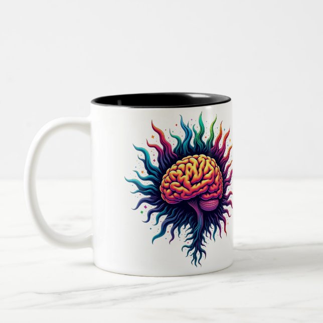 Brain Anatomy Coffee Mugg (Vänster)