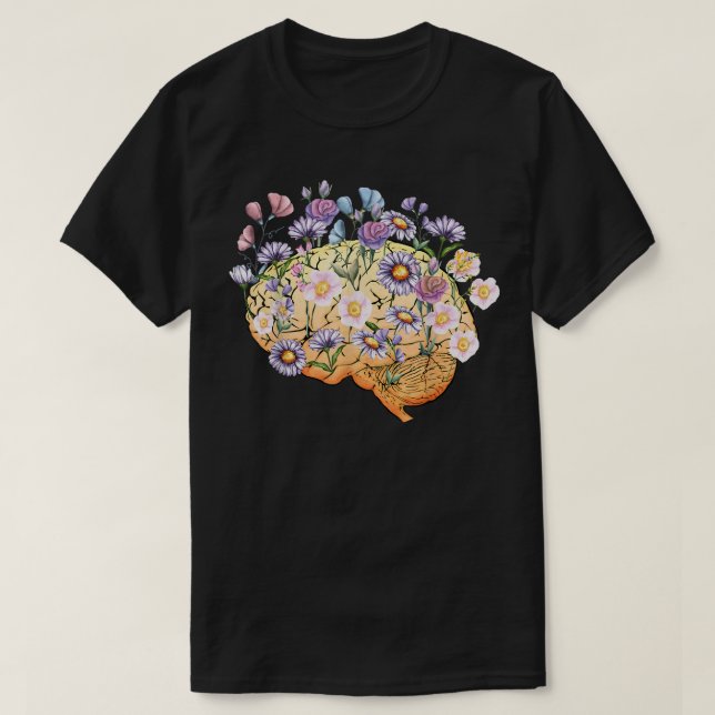 Brain Anatomy Nursing Student Anatomical Layout Br T Shirt (Design framsida)