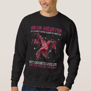 Brain Aneurysm är en resa som jag aldrig har plane Lång Ärmad Tröja