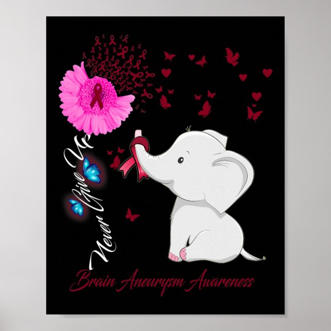 Brain Aneurysm Awareness - Brain Aneurysm Ribbon Poster (Framsidan)