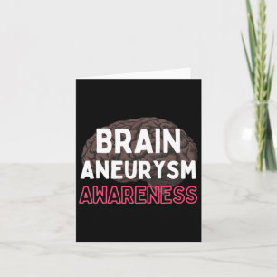 Brain Aneurysm Awareness Burgundy Ribbon Aneurysm Kort