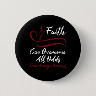 Brain Aneurysm Awareness Burgundy Ribbon Christian Knapp
