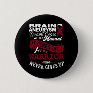 Brain Aneurysm Awareness Burgundy Ribbon Warrior S Knapp