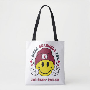 Brain Aneurysm Awareness Ribbon Support Gifts Tygkasse