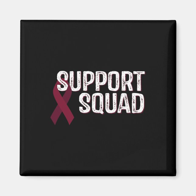 Brain Aneurysm Awareness Support Squad 1 Magnet (Framsidan)