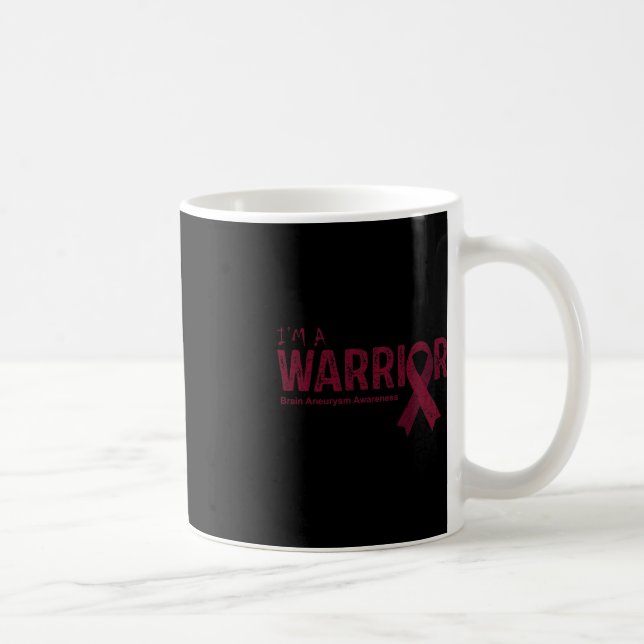 Brain Aneurysm Awareness Warrior Kaffemugg (Höger)