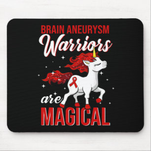 Brain Aneurysm Awareness Warrior Roligt Unicorn Musmatta