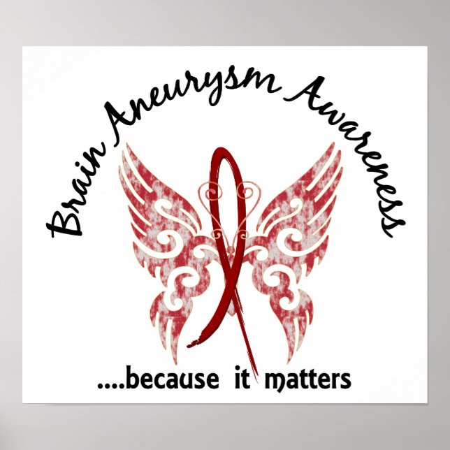 Brain Aneurysm Butterfly 6.1 Poster (Framsidan)
