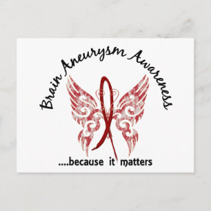 Brain Aneurysm Butterfly 6.1 Vykort