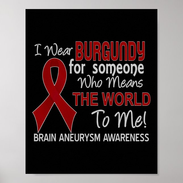 Brain aneurysm Obrytbart Black Women Awareness Poster (Framsidan)