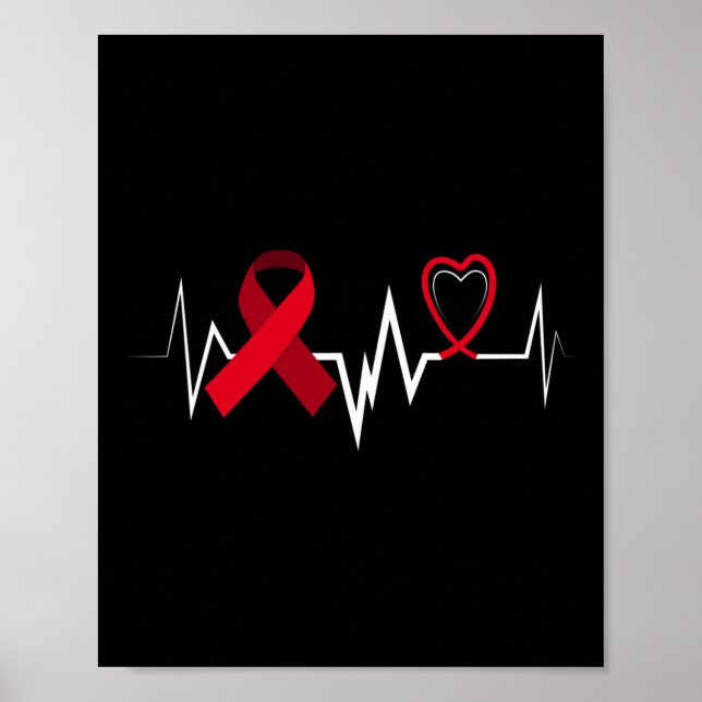 Brain Aneurysm Ribbon Brain Aneurysm Awareness Poster (Framsidan)