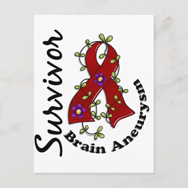 Brain Aneurysm Survivor 15 Vykort (Framsida)