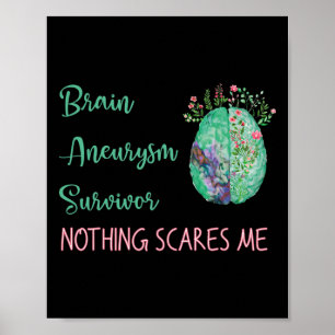 Brain Aneurysm Survivor Inget Skrämmer mig 1 Poster
