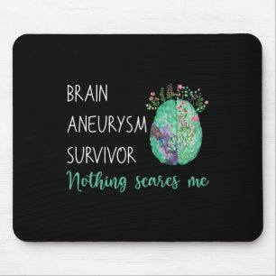 Brain Aneurysm Survivor Inget Skrämmer mig Musmatta