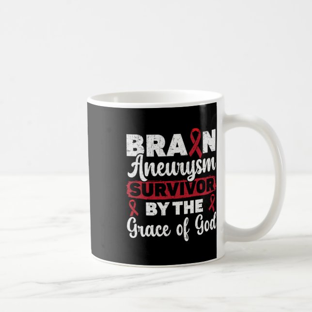 Brain Aneurysm Survivor Medical Villkor Aneurysm Kaffemugg (Höger)