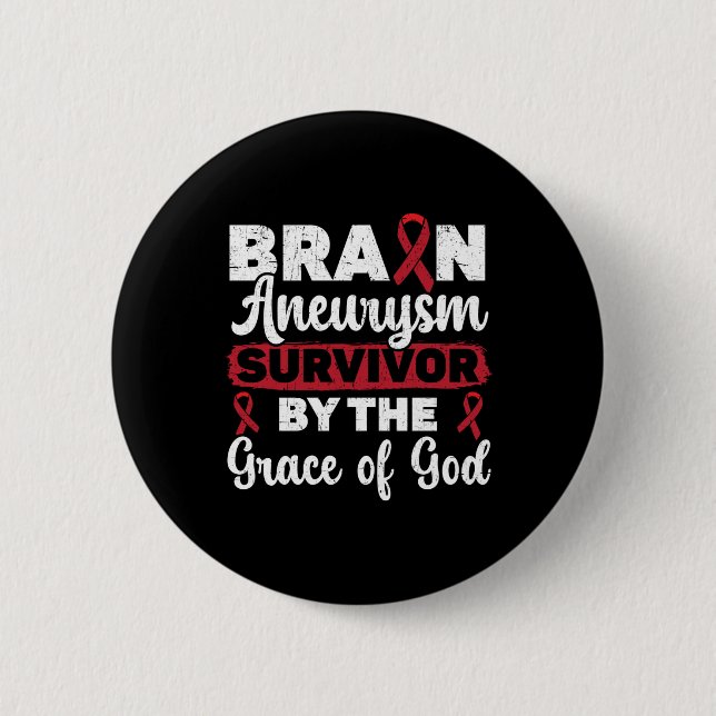 Brain Aneurysm Survivor Medical Villkor Aneurysm Knapp (Framsida)