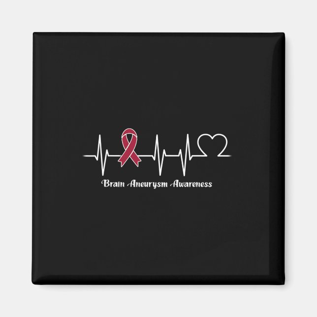 Brain Aneurysm Warrior Magnet (Framsidan)