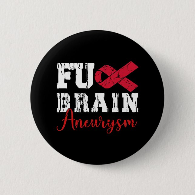 Brain Aneurysm Warrior Medical Villkor Aneurysm Knapp (Framsida)