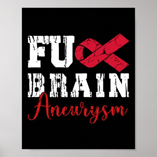 Brain Aneurysm Warrior Medical Villkor Aneurysm Poster (Framsidan)