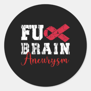 Brain Aneurysm Warrior Medical Villkor Aneurysm Runt Klistermärke