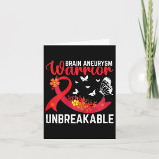 Brain Aneurysm Warrior Obrytable Surgery Awarene Kort