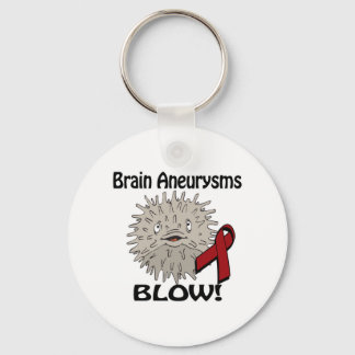 Brain Aneurysms Blows Awareness Design Nyckelring