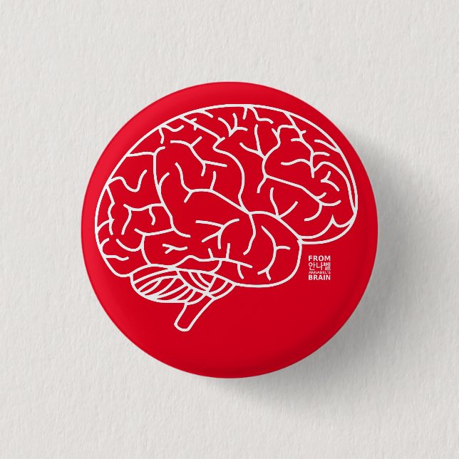 Brain Badge Knapp (Framsida)