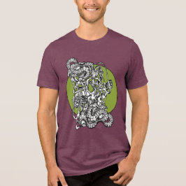 Brain Bending Trippy Surrealist Abstrakt Art T Shirt