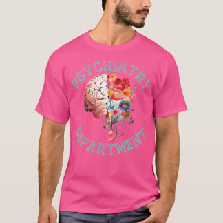 Brain Blommigt Psychiatry Department Psychiatry Do T Shirt