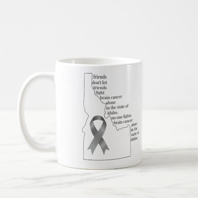 Brain Cancer Awareness in Idaho Kaffemugg (Vänster)