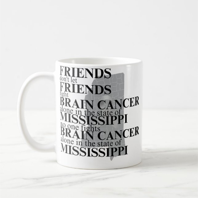 Brain Cancer Awareness in Mississippi  Kaffemugg (Vänster)