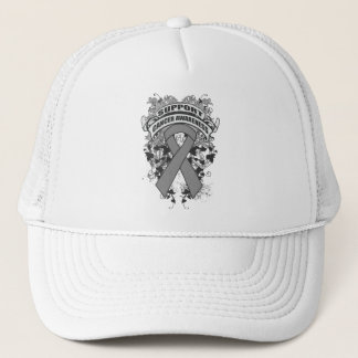 Brain Cancer - Coola Support Awareness Slogan Keps