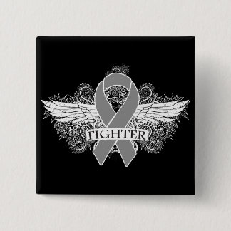 Brain Cancer Fighter Vingar Knapp
