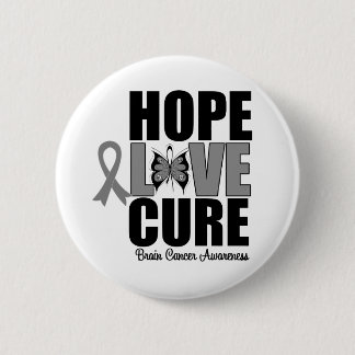 Brain Cancer Hope Kärlek Cure Knapp