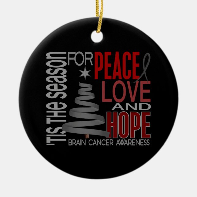 Brain Cancer jul 1 Ornament (Framsidan)