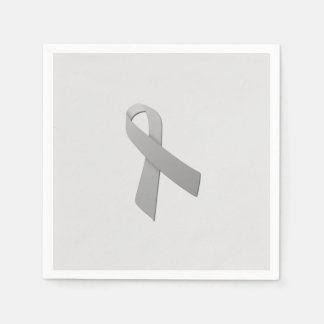 Brain Cancer Ribbon Napkins Pappersservett