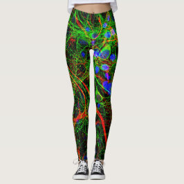 Brain Cell under 'scope' Leggings