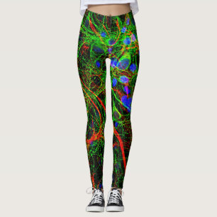 Brain Cell under 'scope' Leggings