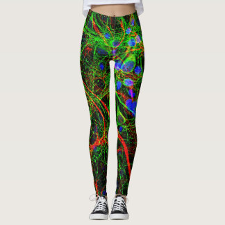 Brain Cell under 'scope' Leggings